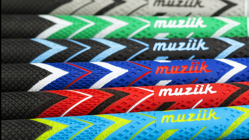 雨でも汗でも滑らないムジークのグリップ